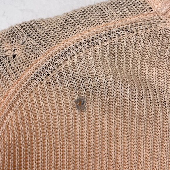 CANAL Mens Sz 56 Peach Lightweight Pullover Sweater Cotton Crewneck Sz 56 - Picture 10 of 10